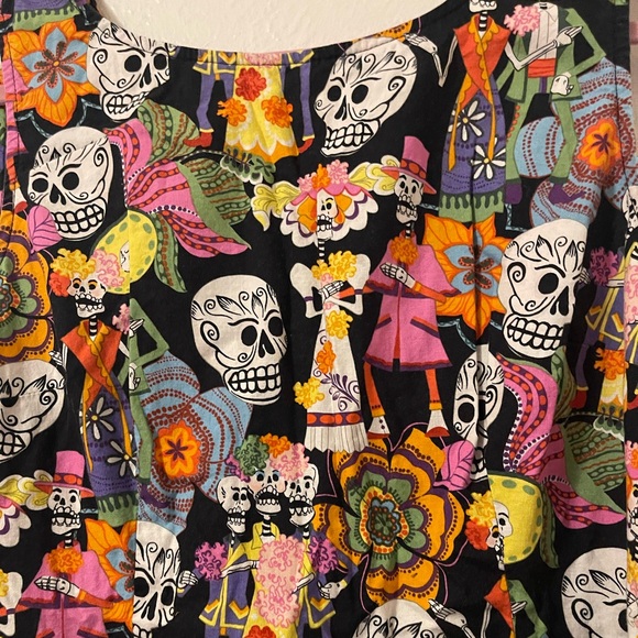 Dia de Muertos Dress, 2x - Picture 2 of 7